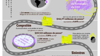 Externalidades negativas asociadas al sector transporte en México